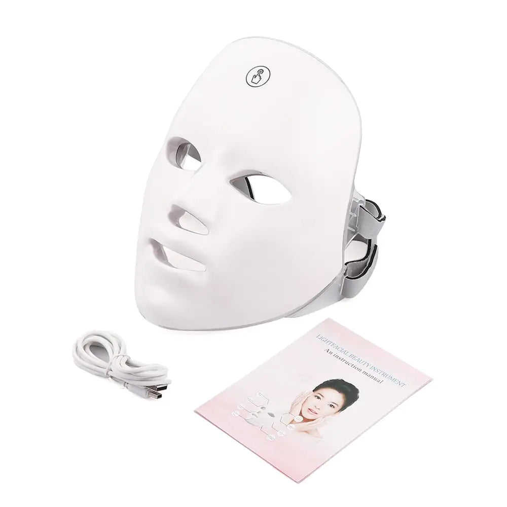 USB 7 Colors LED Facial Mask