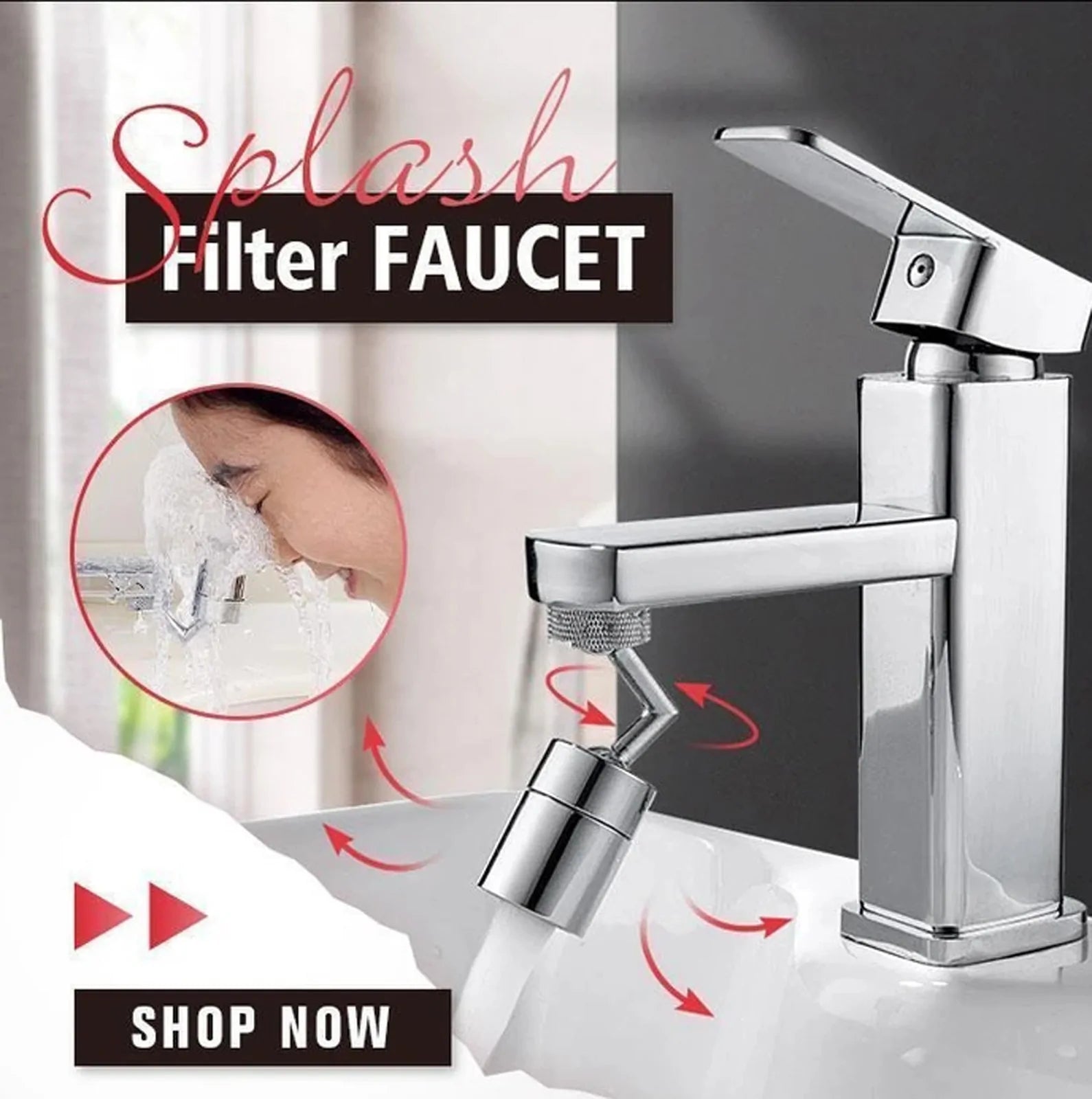 720 Degrees Universal Splash Filter Faucet