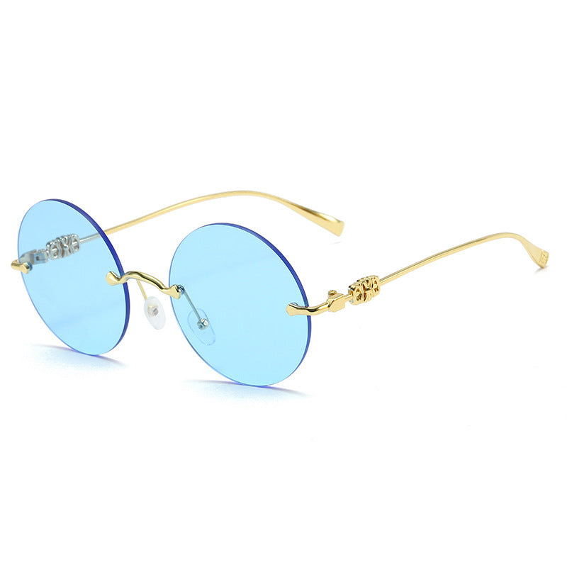 New Fashion Net Red Gradient Color Glasses