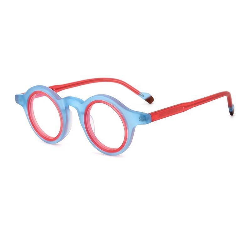 Fashion Female Personality Round Frame Glasses