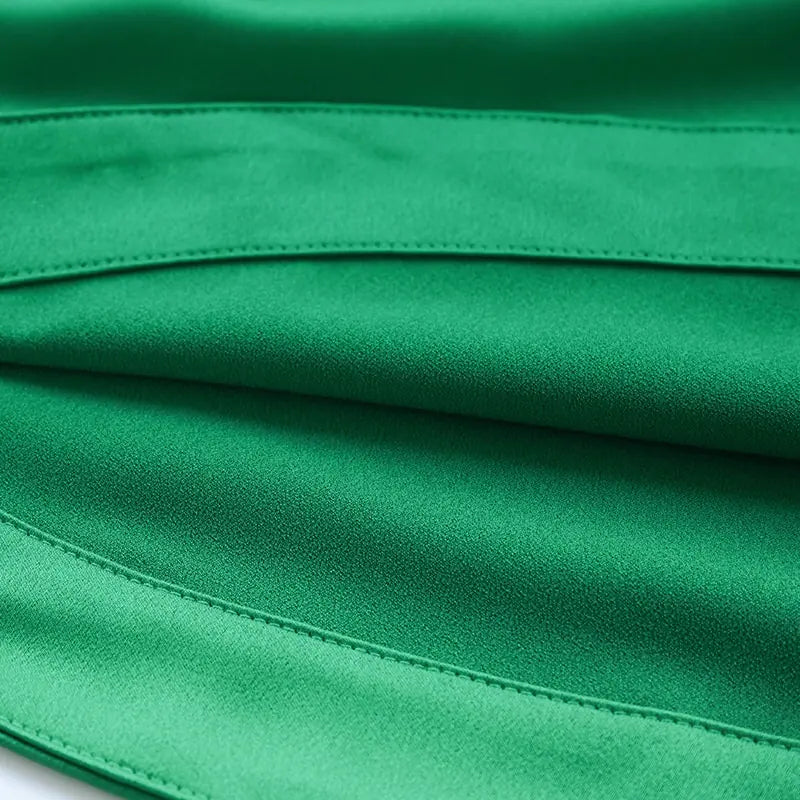 Slim Chic Satin Skirts