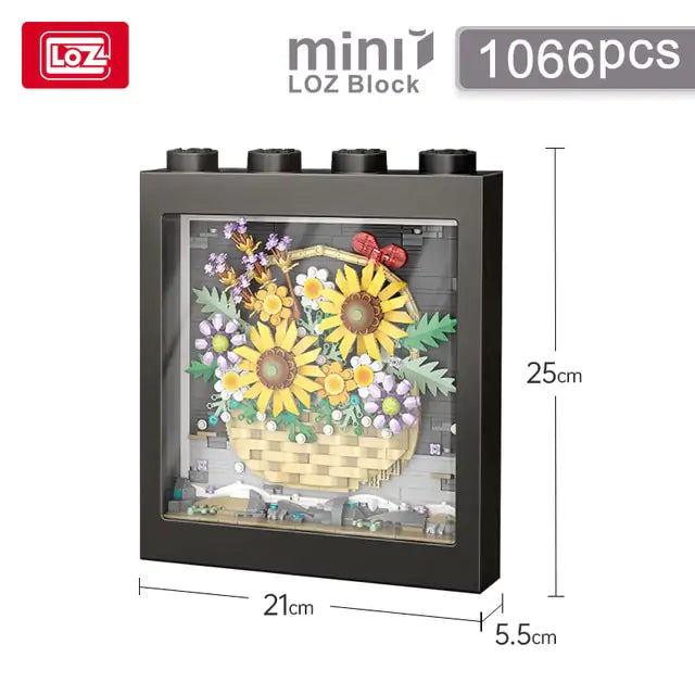 Sunflower Picture Frame Building Block