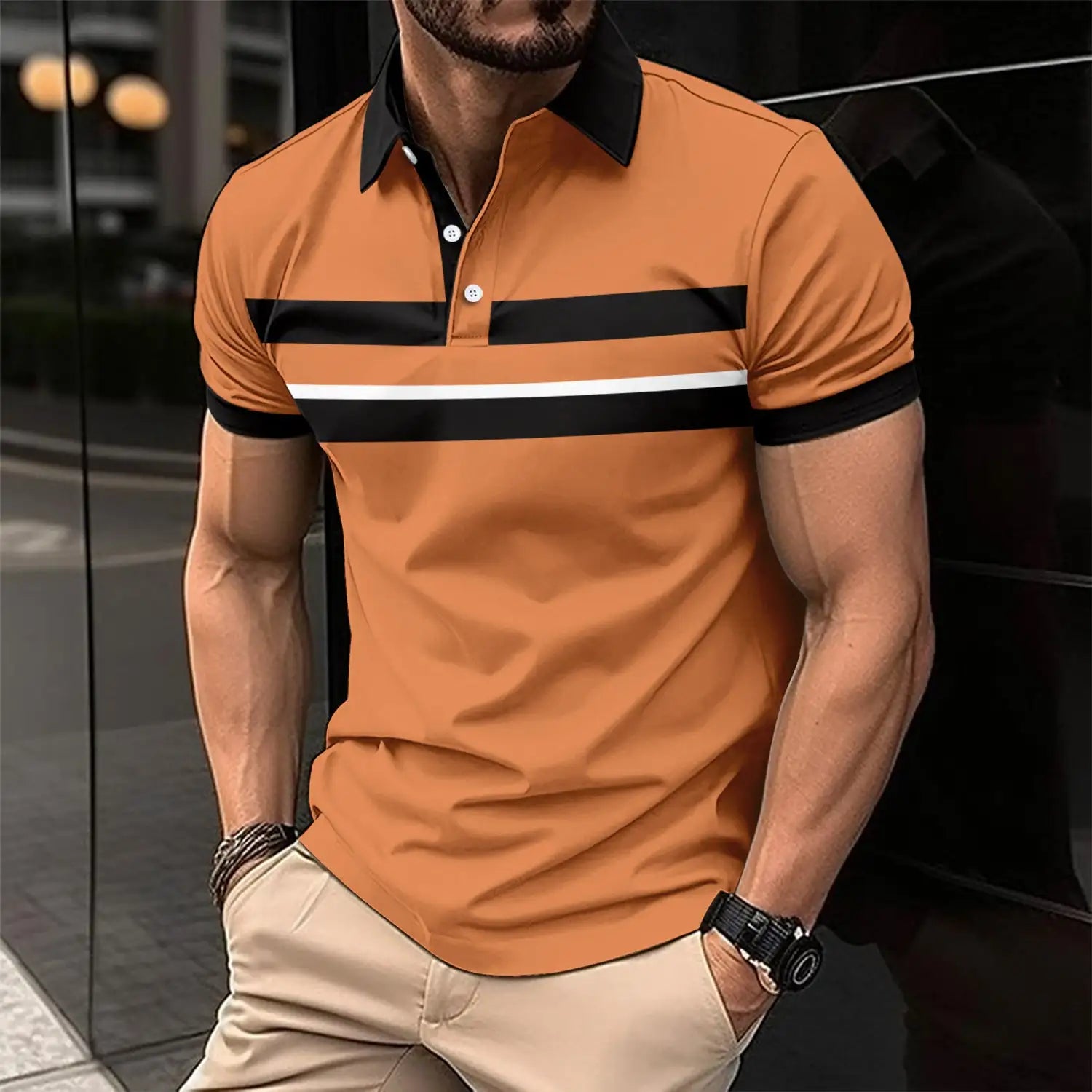 Men's Casual Collar Polo