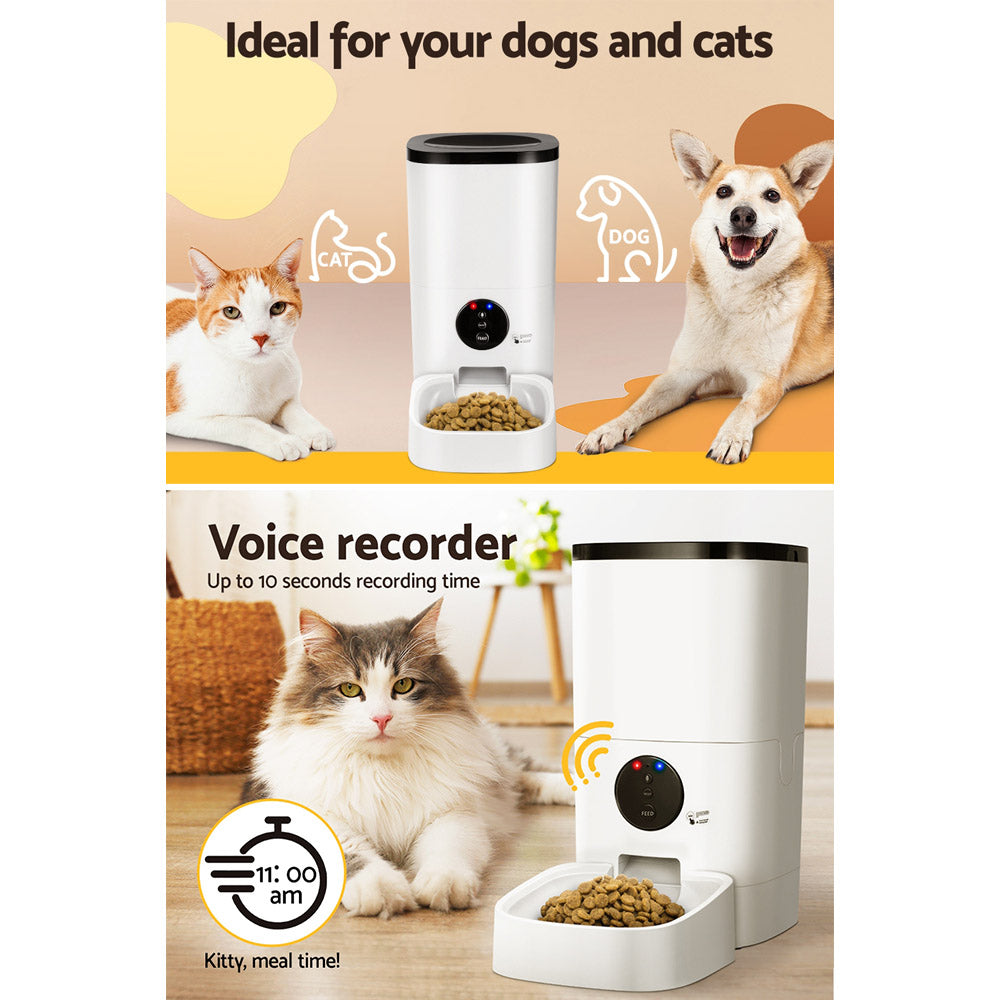 i.Pet Automatic Pet Feeder 6L Auto Wifi Dog Cat Feeder Smart Food App Control-5