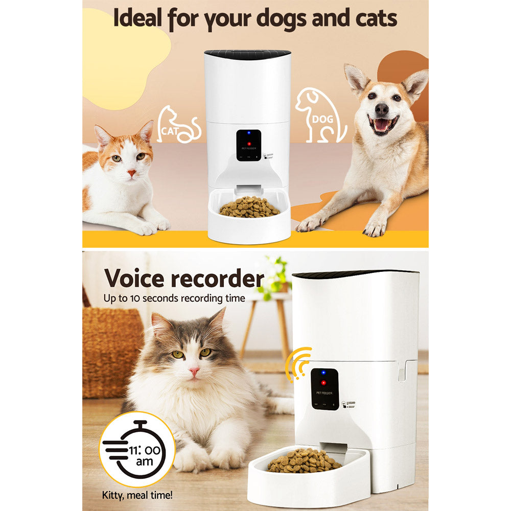 i.Pet Automatic Pet Feeder 9L Auto Wifi Dog Cat Feeder Smart Food App Dispenser-5