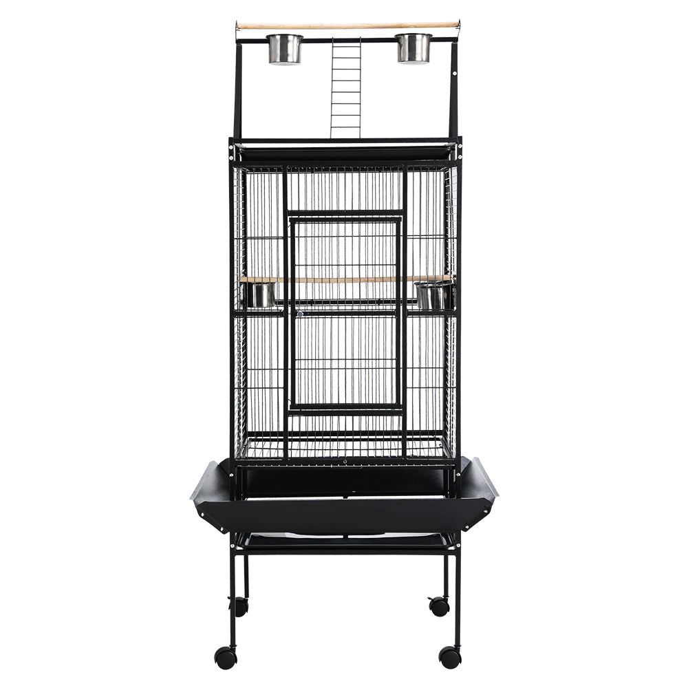 i.Pet Bird Cage Pet Cages Aviary 173CM Large Travel Stand Budgie Parrot Toys-2