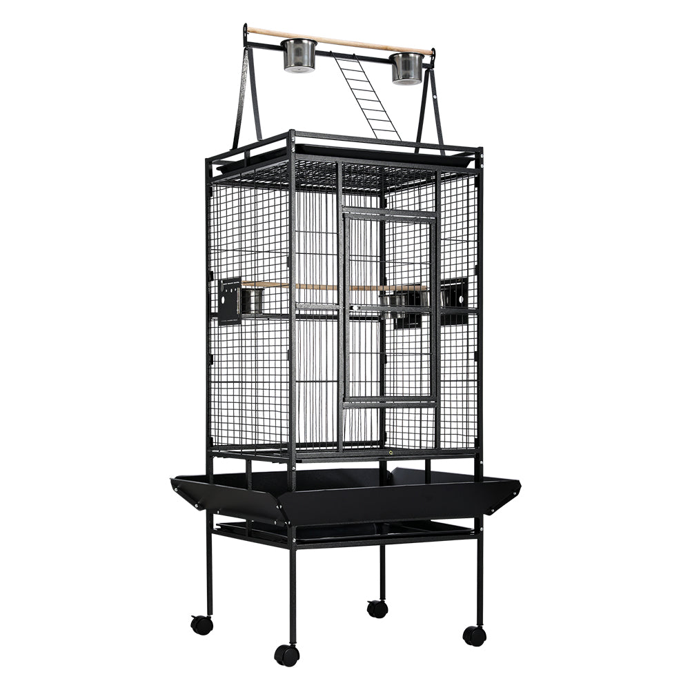 i.Pet Bird Cage Pet Cages Aviary 173CM Large Travel Stand Budgie Parrot Toys-0