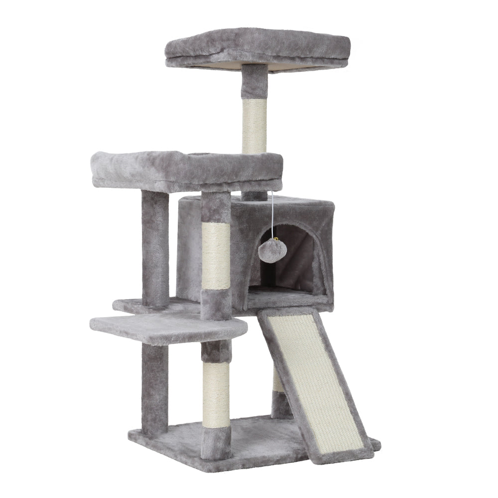 i.Pet Cat Tree Tower Scratching Post Scratcher Wood Condo House Bed Trees 103cm-3