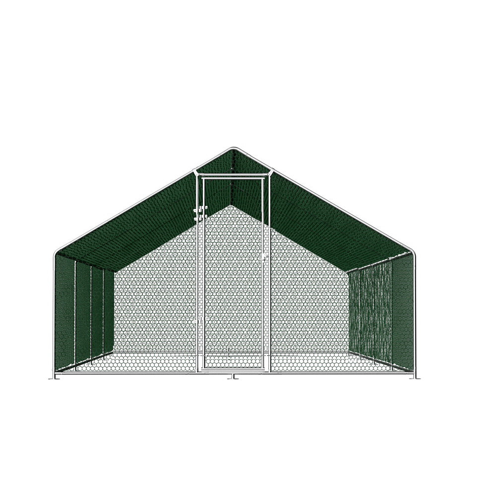 i.Pet Chicken Coop Cage Run Rabbit Hutch Large Walk In Hen House Cover 8mx3mx2m-2