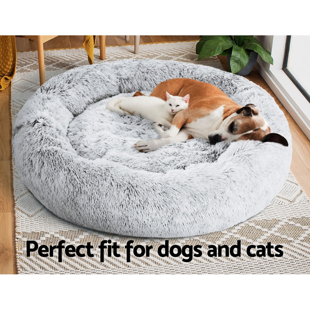 i.Pet Dog Bed Pet Bed Cat Extra Large 110cm Charcoal-6