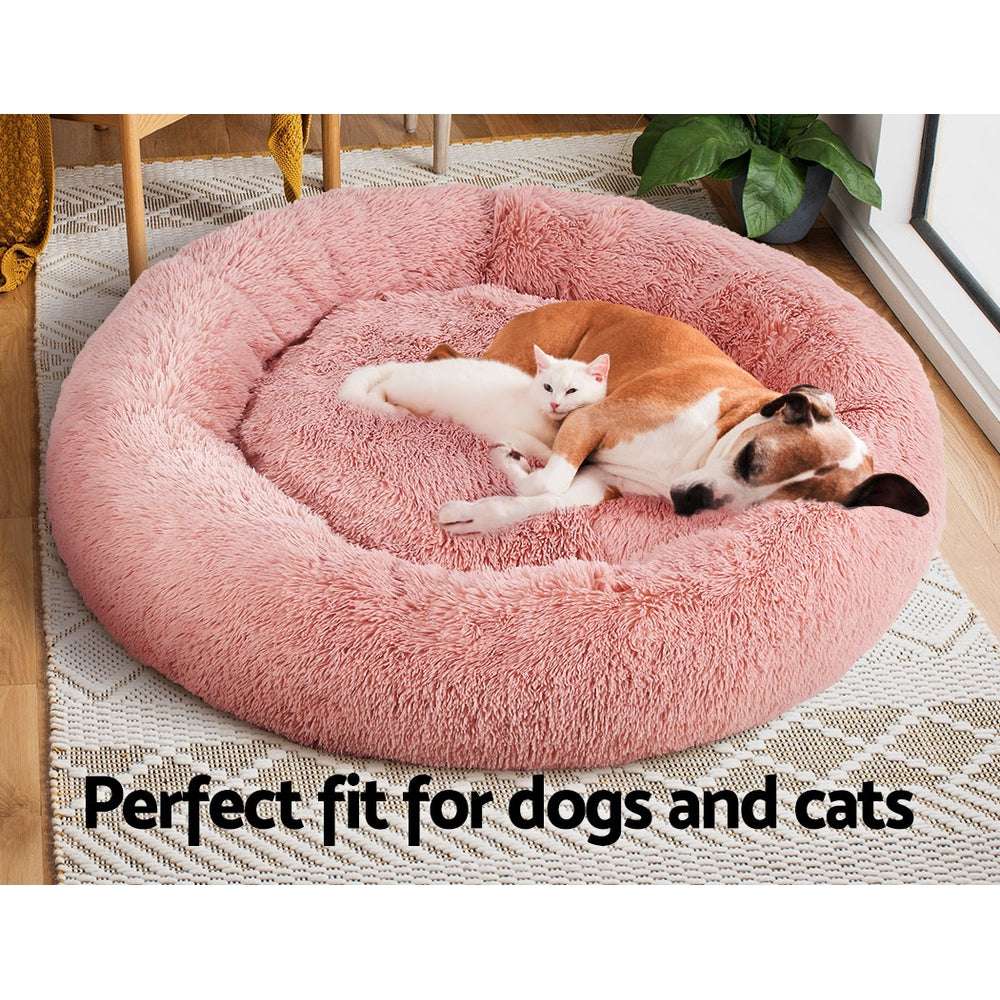 i.Pet Dog Bed Pet Bed Cat Extra Large 110cm Pink-6