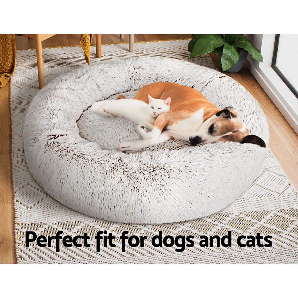 i.Pet Dog Bed Pet Bed Cat Large 90cm White-6