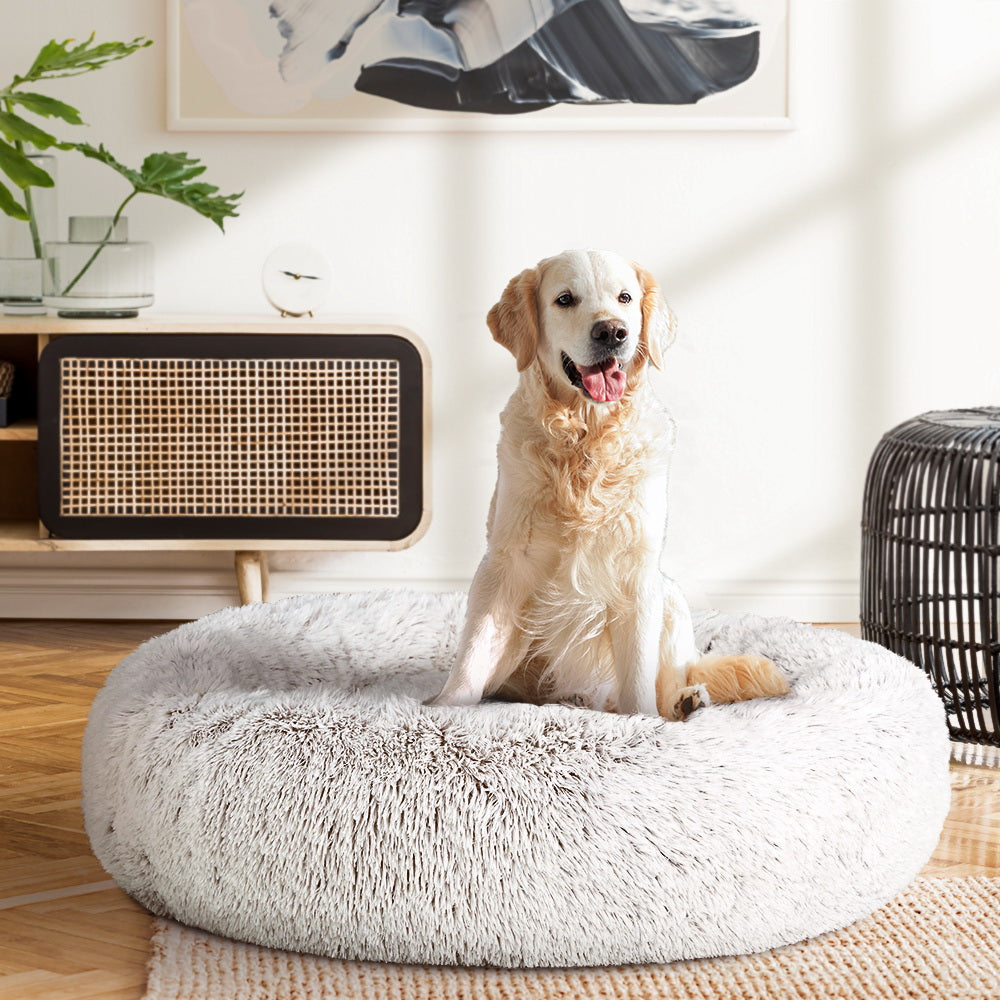 i.Pet Dog Bed Pet Bed Cat Large 90cm White-7