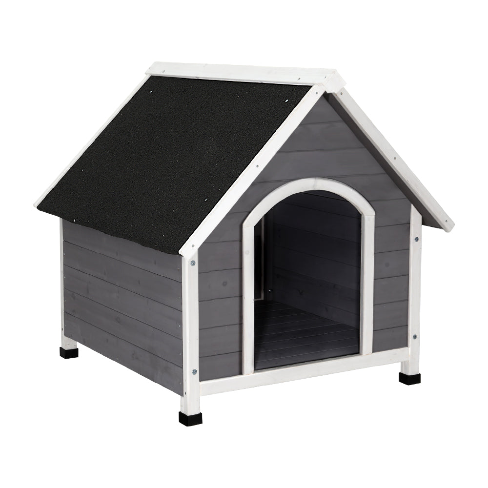 i.Pet Dog Kennel Outdoor Wooden Indoor Puppy Pet House Weatherproof XL Large-0