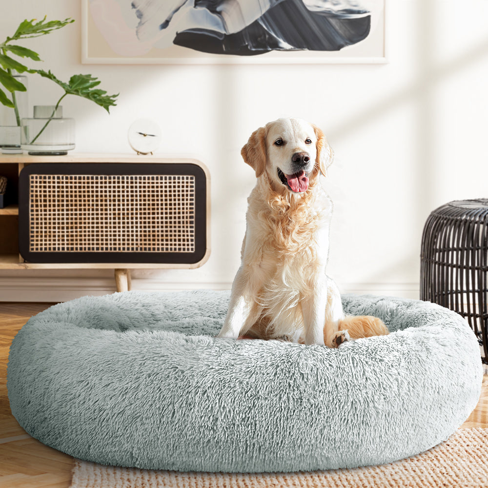 i.Pet Pet Bed Dog Bed Cat Extra Large 110cm Light Grey-7