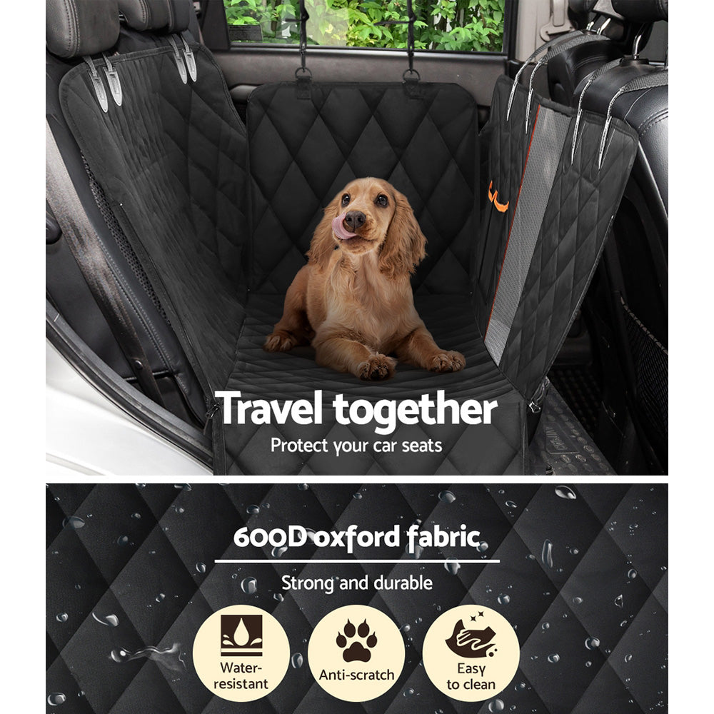 i.Pet Pet Car Seat Cover Dog Protector Hammock Back Waterproof Belt Non Slip Mat-4