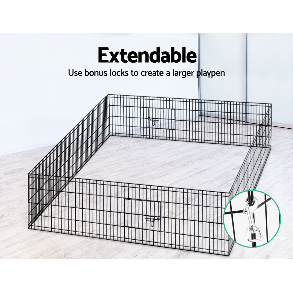 i.Pet Pet Dog Playpen 2X24" 8 Panel Puppy Exercise Cage Enclosure Fence-5