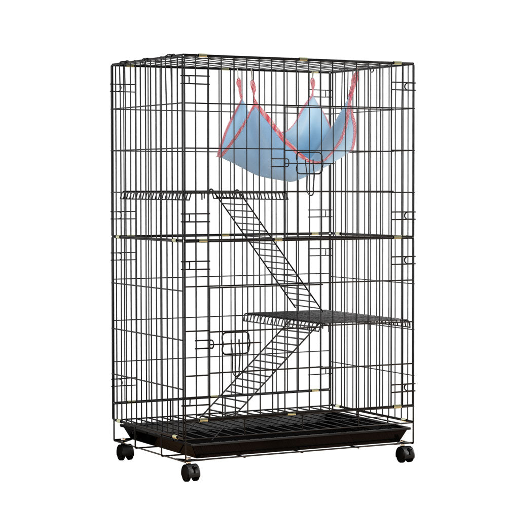 i.Pet Rabbit Cage Indoor Hutch Guinea Pig Bunny Ferret Hamster Pet Cage Outdoor-0