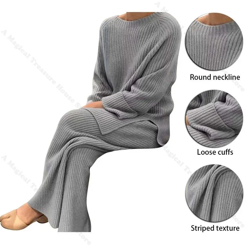 2022 Knitted Sweater Suit for Women
