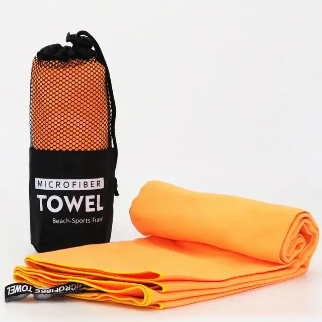 Microfiber Towel With Mesh Bag