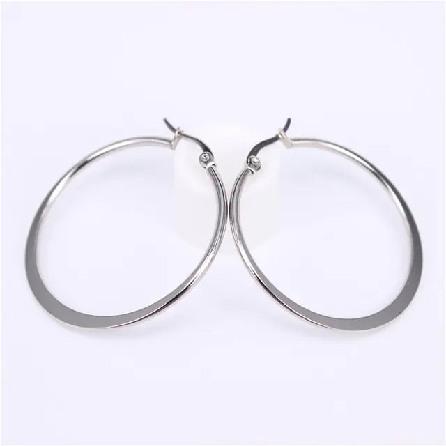 MGUB Stainless Steel Simple Earrings