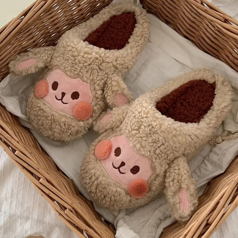 Cute Fluffy Winter Slippers