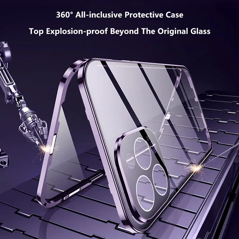 Anti-Peep Privacy Magnetic Adsorption Case