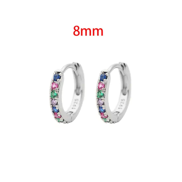 Stainless Steel Minimalist Huggie Hoop Earrings