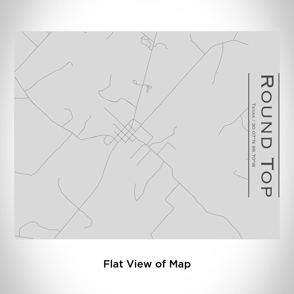 Round Top - Texas Map Bottle with Bamboo Top