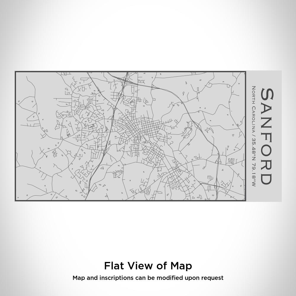 Sanford - North Carolina Map Insulated Bottle