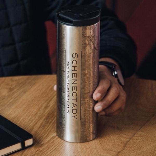 Schenectady - New York Map Tumbler