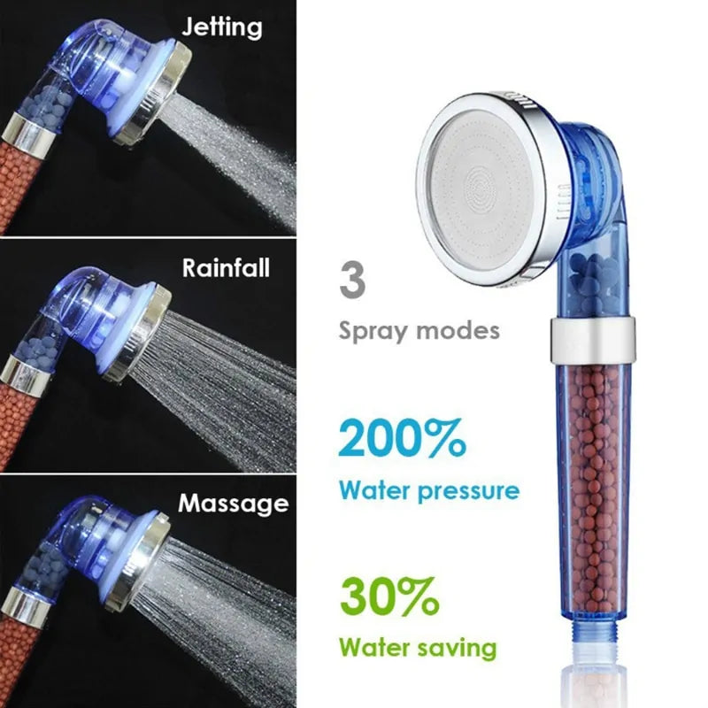 Stone Filled Adjustable Jetting Shower Head