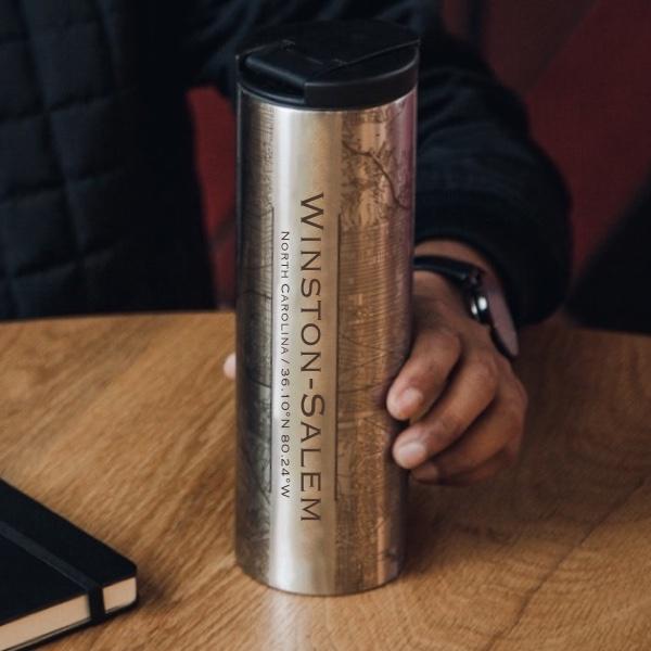 Winston-Salem - North Carolina Map Tumbler