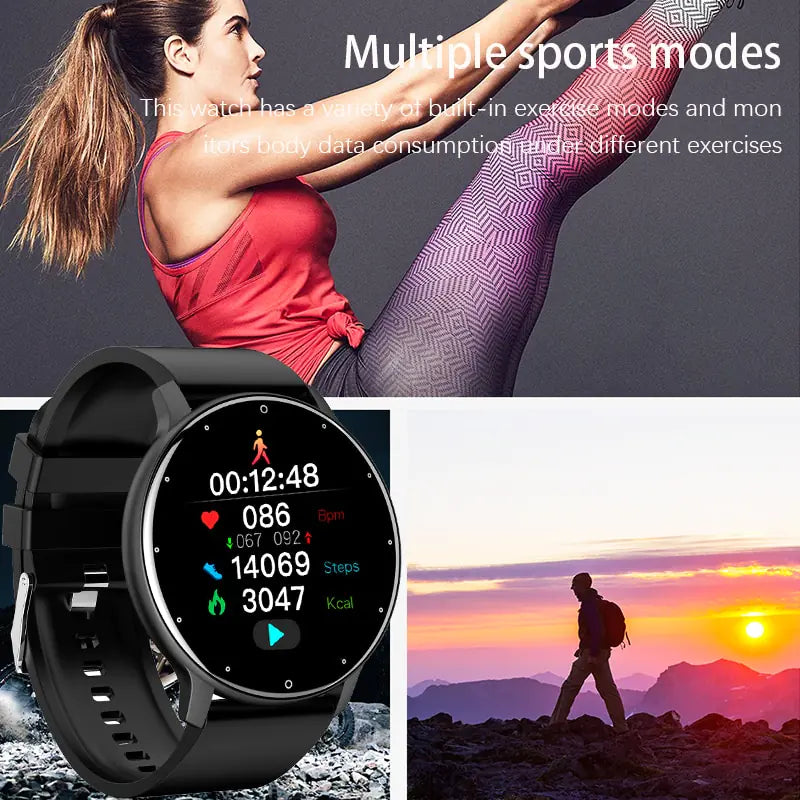 Full Touch Screen Sports Watch