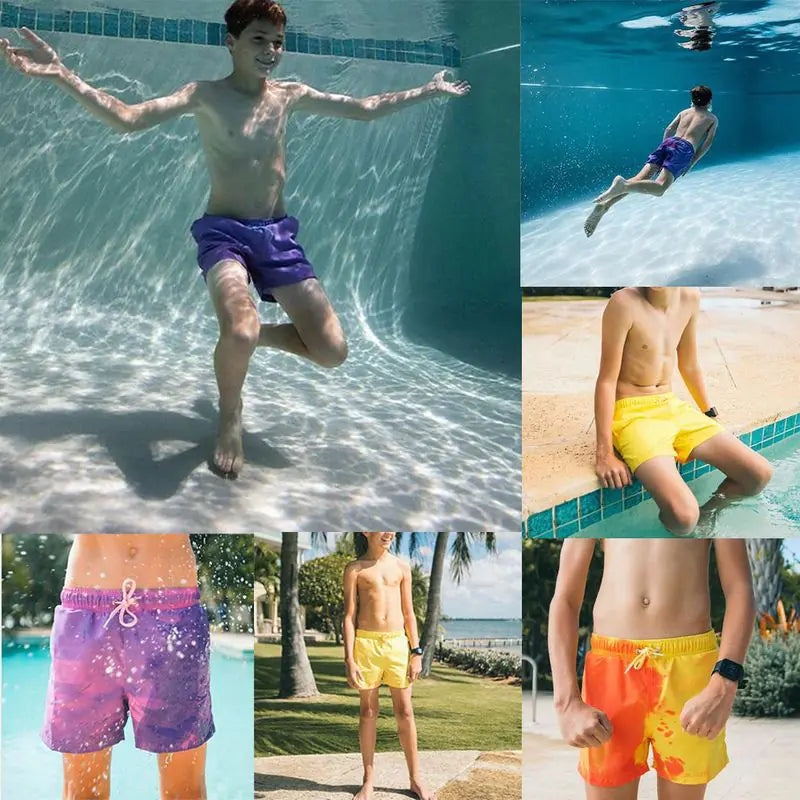 Magical Change Color Men's Beach Shorts