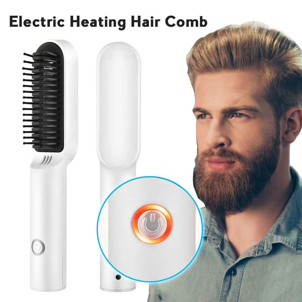 Wireless Heating Hair Comb