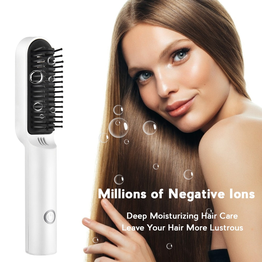 Wireless Heating Hair Comb