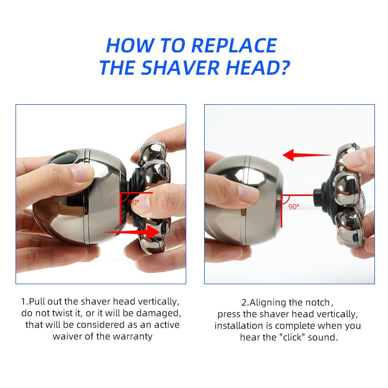 Wet Dry Electric Shaver