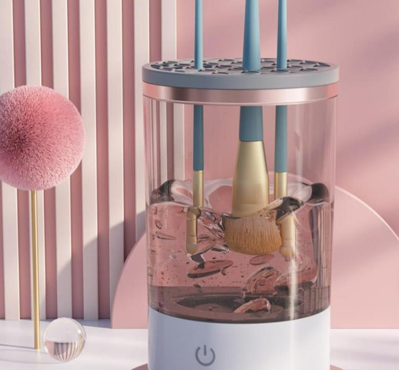 Automatic Makeup Brush Cleaner