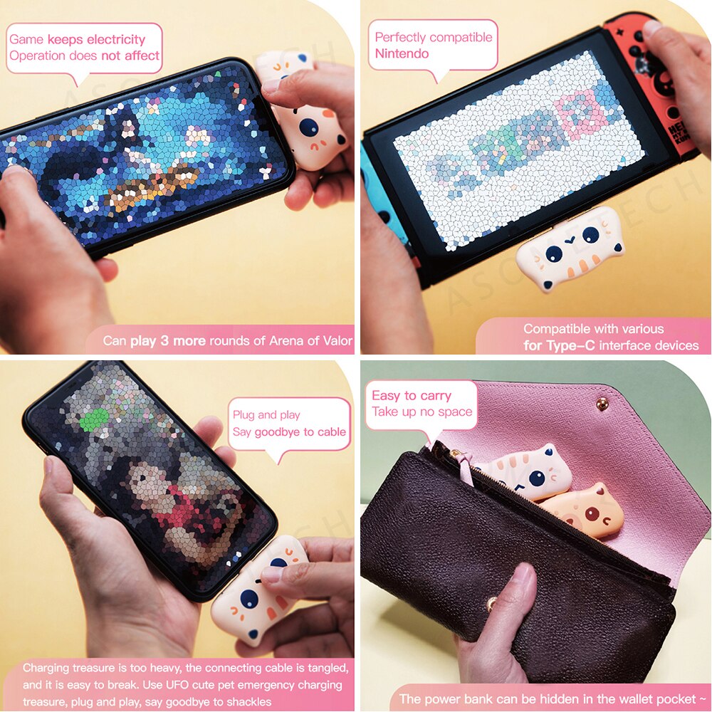 Cute Cat Mini Power Bank