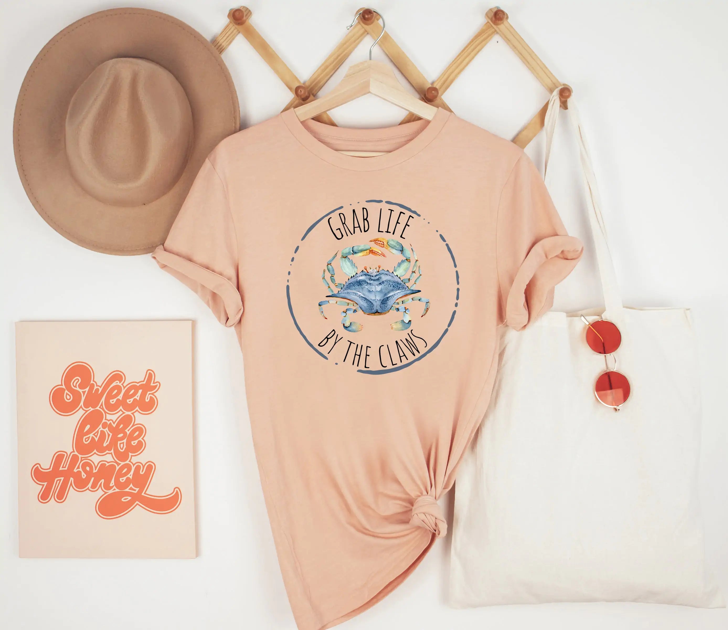 Grab Life by The Claws Shirt, Crab Shirt