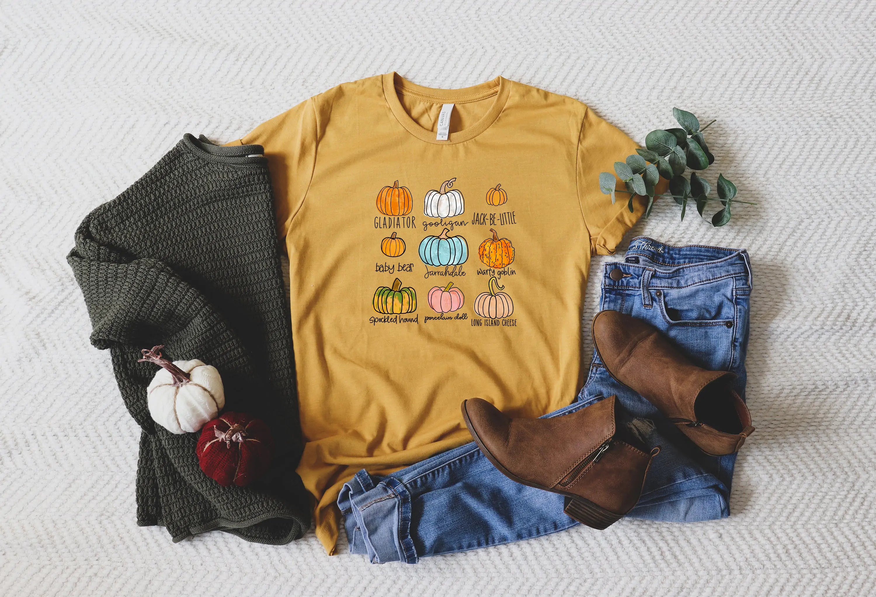 Pumpkin Varieties Shirt, Cute Pumpkin Shirt