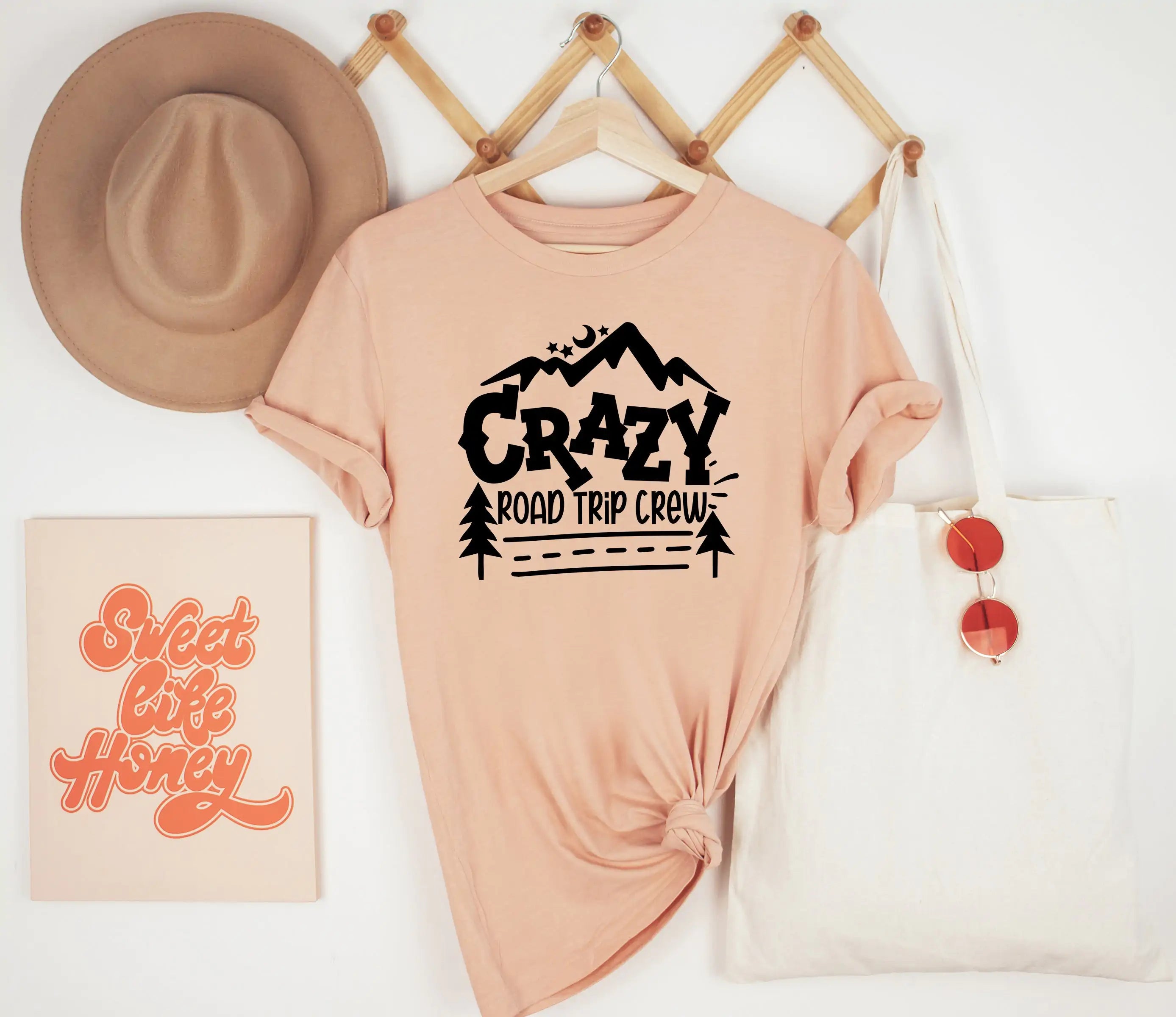 Crazy Road Trip Crew Shirt, Road Trip Shirt