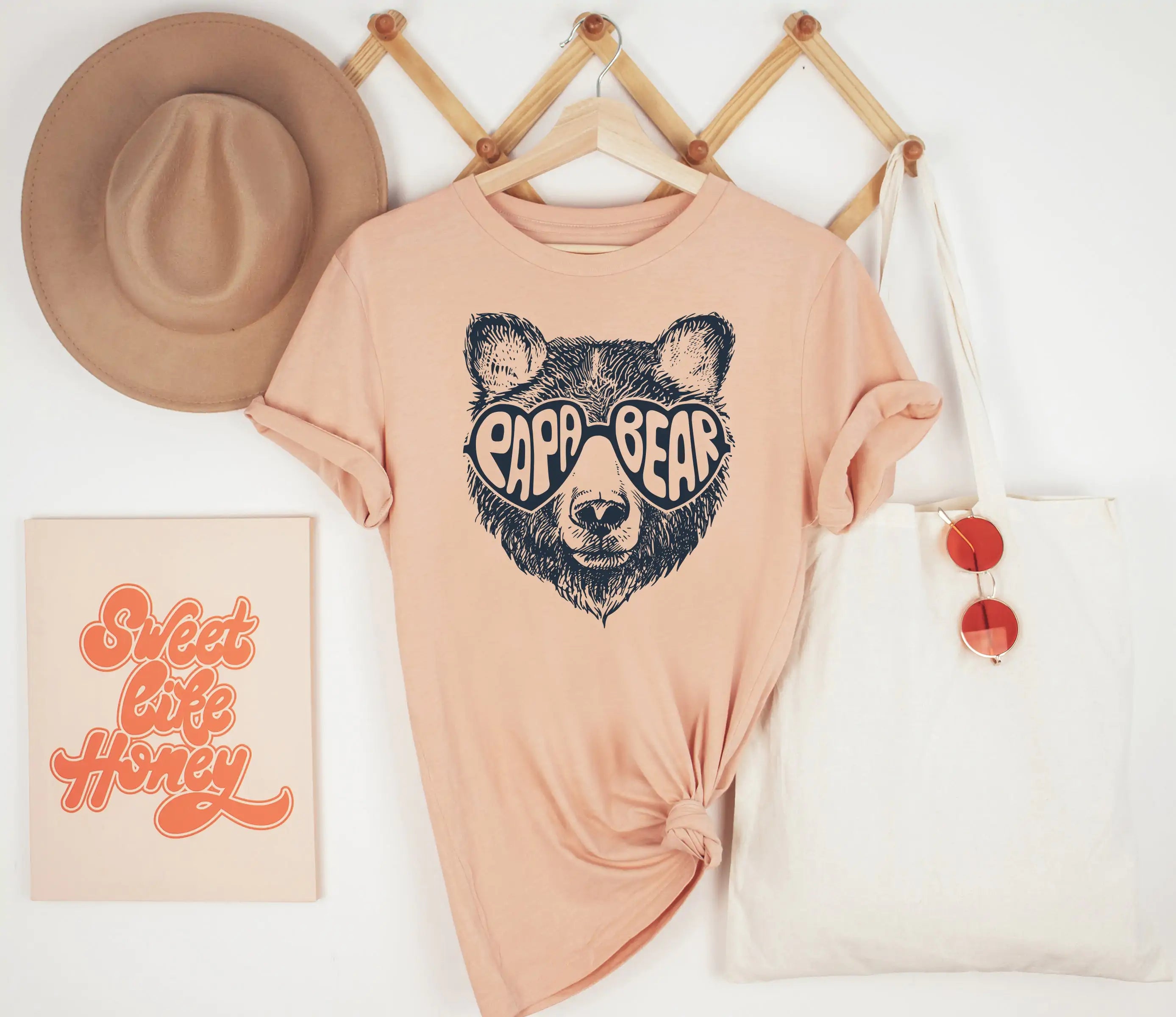 Papa Bear Sunglass Shirt, Daddy Bear Shirt